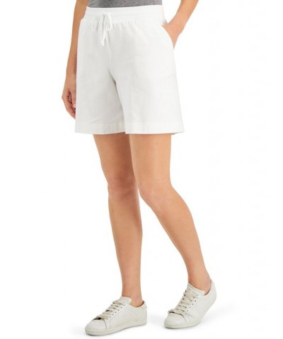 Petite Knit Shorts Bright White $11.95 Shorts