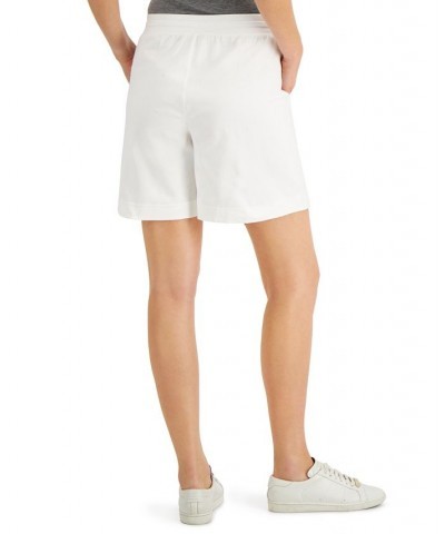 Petite Knit Shorts Bright White $11.95 Shorts