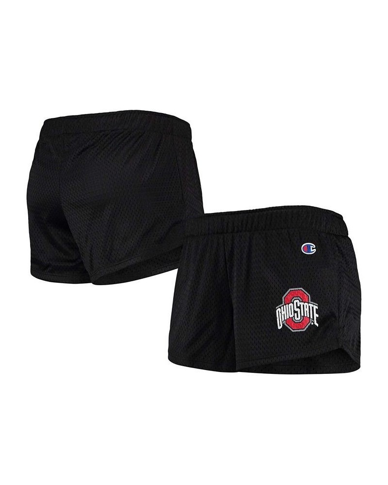 Women's Black Ohio State Buckeyes Mesh Shorts Black $20.50 Shorts