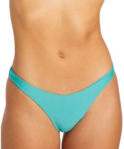 Juniors' Simply Seamless Skimpy Bikini Bottoms Turquoise $20.80 Swimsuits