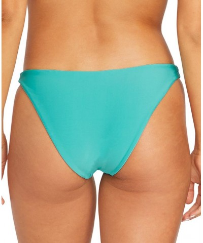 Juniors' Simply Seamless Skimpy Bikini Bottoms Turquoise $20.80 Swimsuits