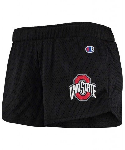 Women's Black Ohio State Buckeyes Mesh Shorts Black $20.50 Shorts