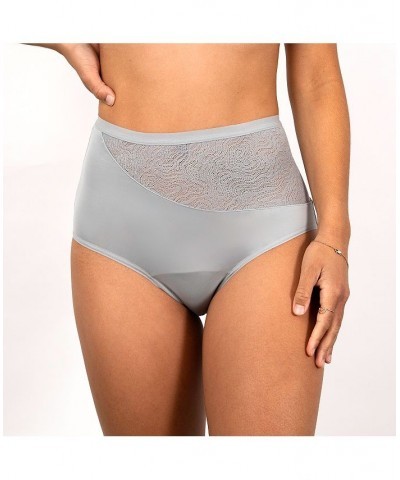 Leak proof High Waist Brief - Regular Absorbency Pebble grey $21.84 Panty