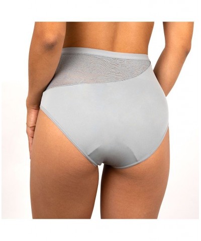 Leak proof High Waist Brief - Regular Absorbency Pebble grey $21.84 Panty