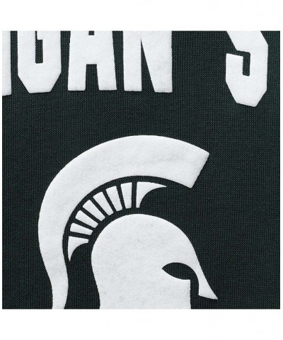 Women's Green Charcoal Michigan State Spartans Campus Dolman Pullover Sweatshirt Green $30.55 Tops