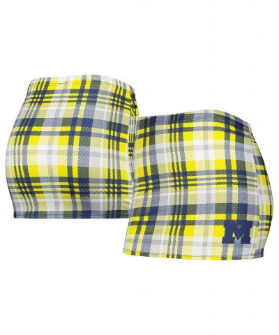 Women's Navy Michigan Wolverines Sublimated Mini Skirt Navy $20.25 Skirts