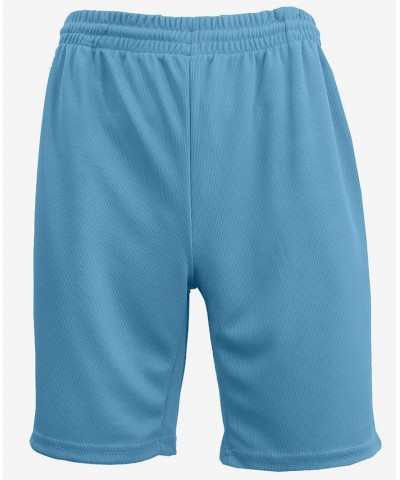 Women's Loose Fit Quick Dry Mesh Shorts Light Blue $18.02 Shorts