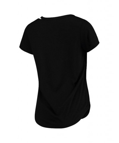 Women's Black LAFC Squad Cut Neck T-shirt Black $16.40 Tops