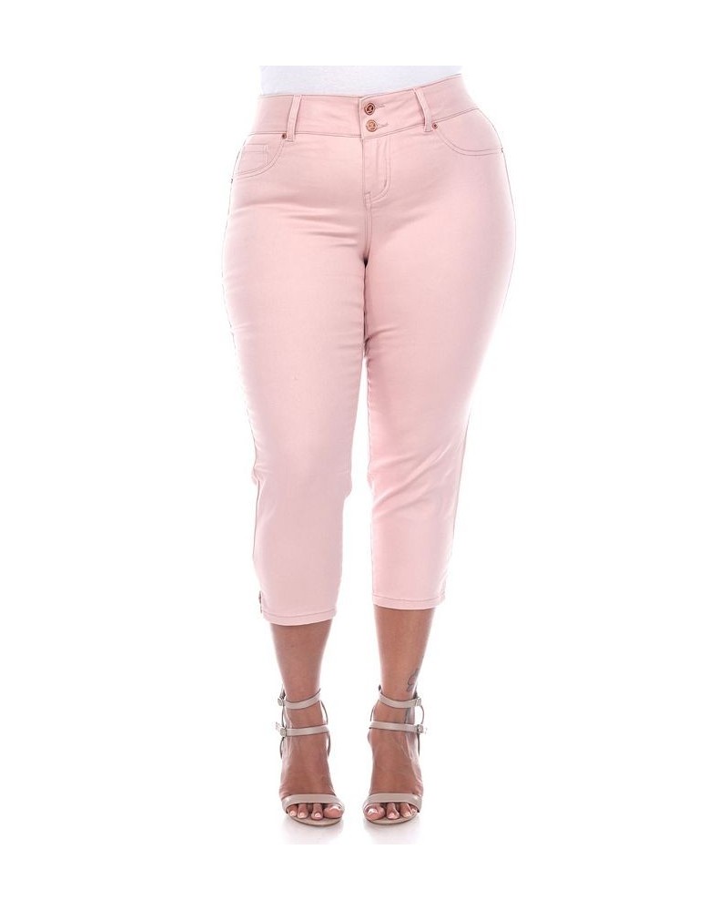 Plus Size Capri Jeans Rose $35.00 Jeans