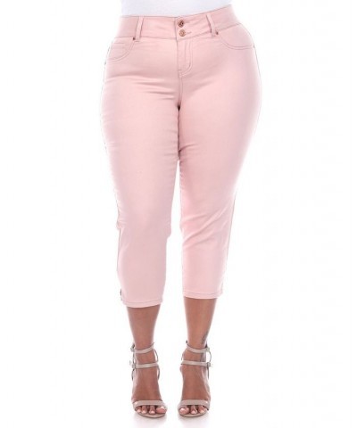 Plus Size Capri Jeans Rose $35.00 Jeans