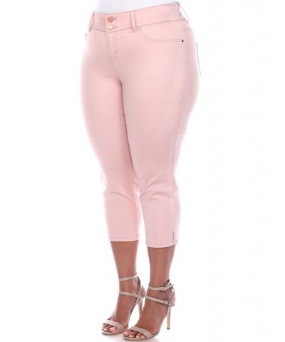 Plus Size Capri Jeans Rose $35.00 Jeans