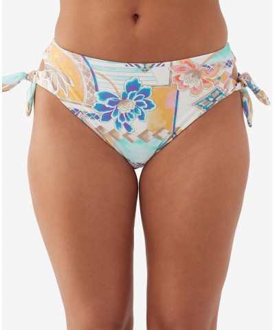 Juniors' Zephora Encinitas Printed Mid Rise Bikini Bottoms Multi $27.30 Swimsuits