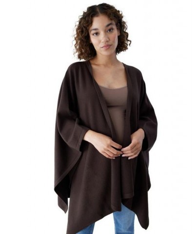 Women's Maternity Cozy Wrap Java $40.00 Sweaters