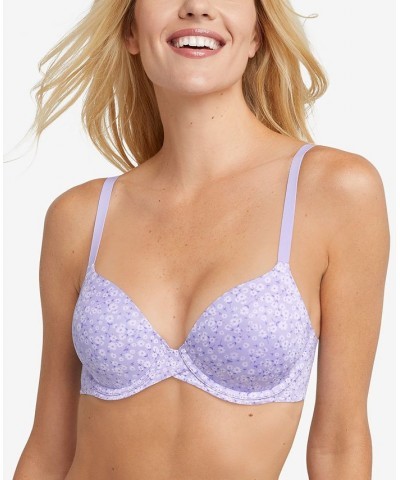 One Fab Fit 2.0 T-Shirt Shaping Underwire Bra DM7543 Lavender Picnic Ditsy Print - Misty Lilac $14.26 Bras