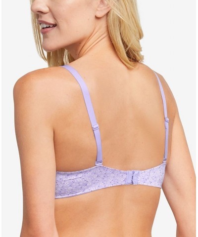 One Fab Fit 2.0 T-Shirt Shaping Underwire Bra DM7543 Lavender Picnic Ditsy Print - Misty Lilac $14.26 Bras