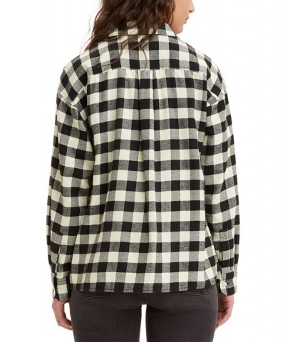 Women's Davy Cotton Flannel Shirt Meadow Mist $13.80 Tops