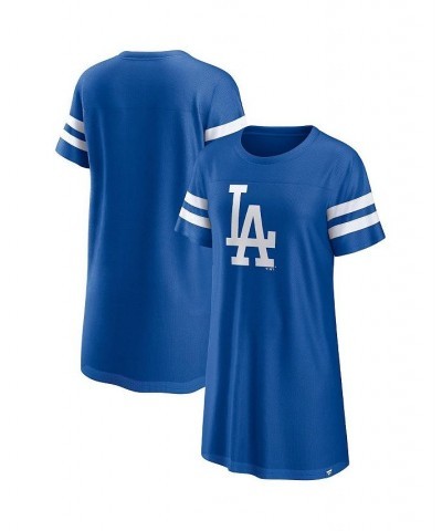 Women's Branded Royal Los Angeles Dodgers Iconic Mesh Dress Royal $29.40 Dresses