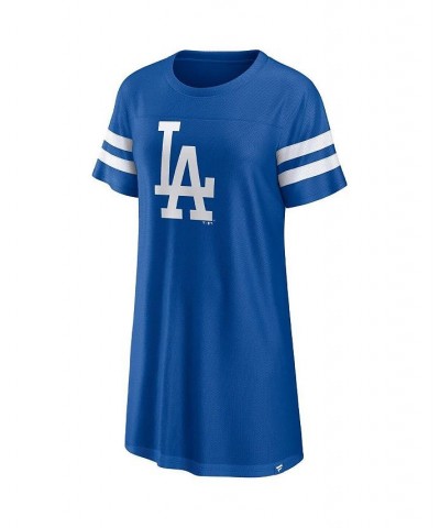 Women's Branded Royal Los Angeles Dodgers Iconic Mesh Dress Royal $29.40 Dresses