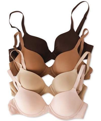 One Fab Fit 2.0 T-Shirt Shaping Underwire Bra DM7543 Warm Cocoa Brown (Nude 1) $14.26 Bras