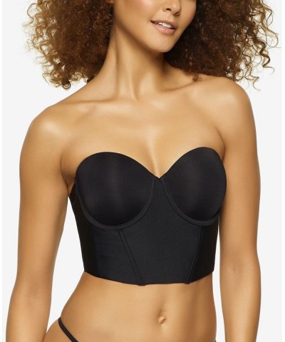 Body Veil Longline Low Back Convertible Strapless Bra Black $26.71 Bras