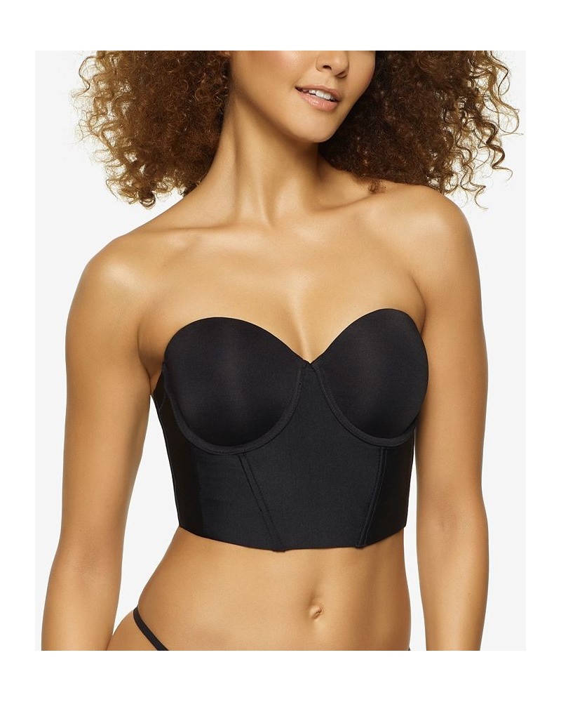 Body Veil Longline Low Back Convertible Strapless Bra Black $26.71 Bras