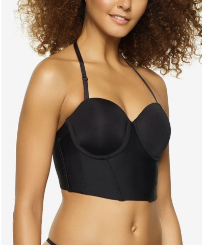 Body Veil Longline Low Back Convertible Strapless Bra Black $26.71 Bras