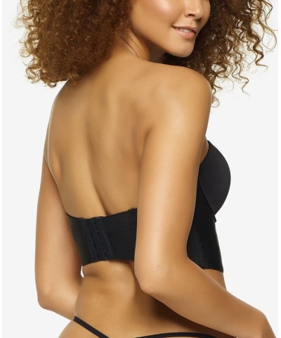 Body Veil Longline Low Back Convertible Strapless Bra Black $26.71 Bras