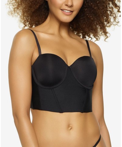 Body Veil Longline Low Back Convertible Strapless Bra Black $26.71 Bras