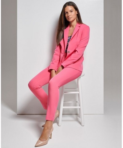 Women's Single-Button Slim-Fit Blazer Rosette $52.39 Jackets