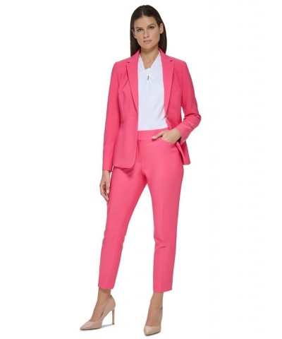 Women's Single-Button Slim-Fit Blazer Rosette $52.39 Jackets