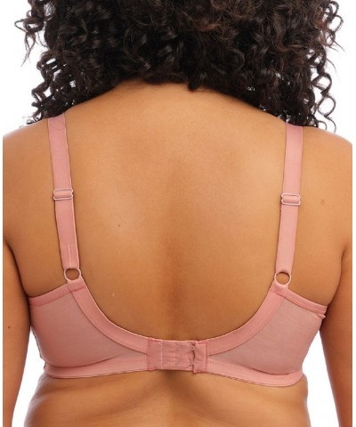 Full Figure Brianna Underwire Plunge Bra EL8080 Pink $30.34 Bras