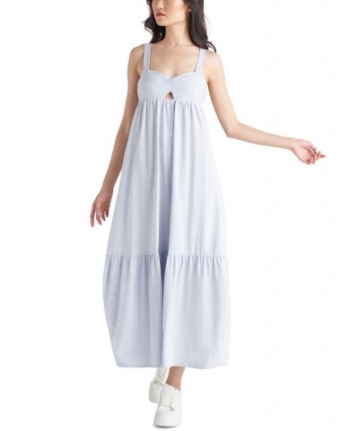 Women's Cutout-Front Maxi Dress Blue Lotus $21.81 Dresses