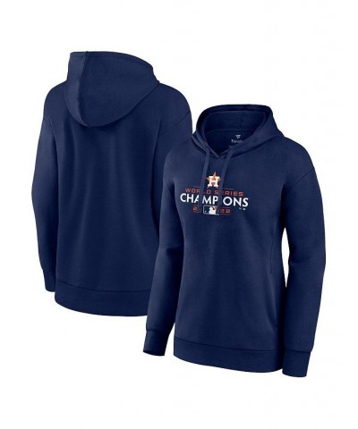 Women's Branded Navy Houston Astros 2022 World Series Champions Logo Pullover Hoodie Navy $40.80 Sweatshirts