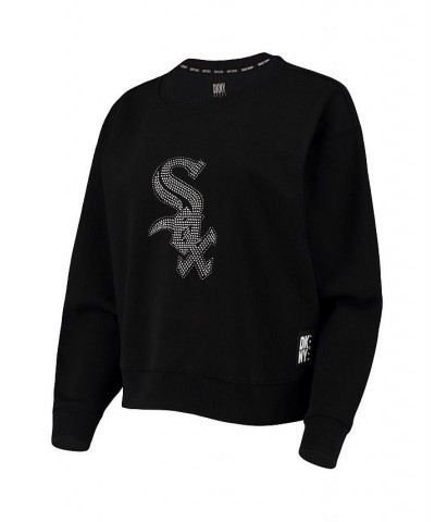 Women's Black Chicago White Sox Carrie Pullover Sweatshirt Black $38.40 Sweatshirts