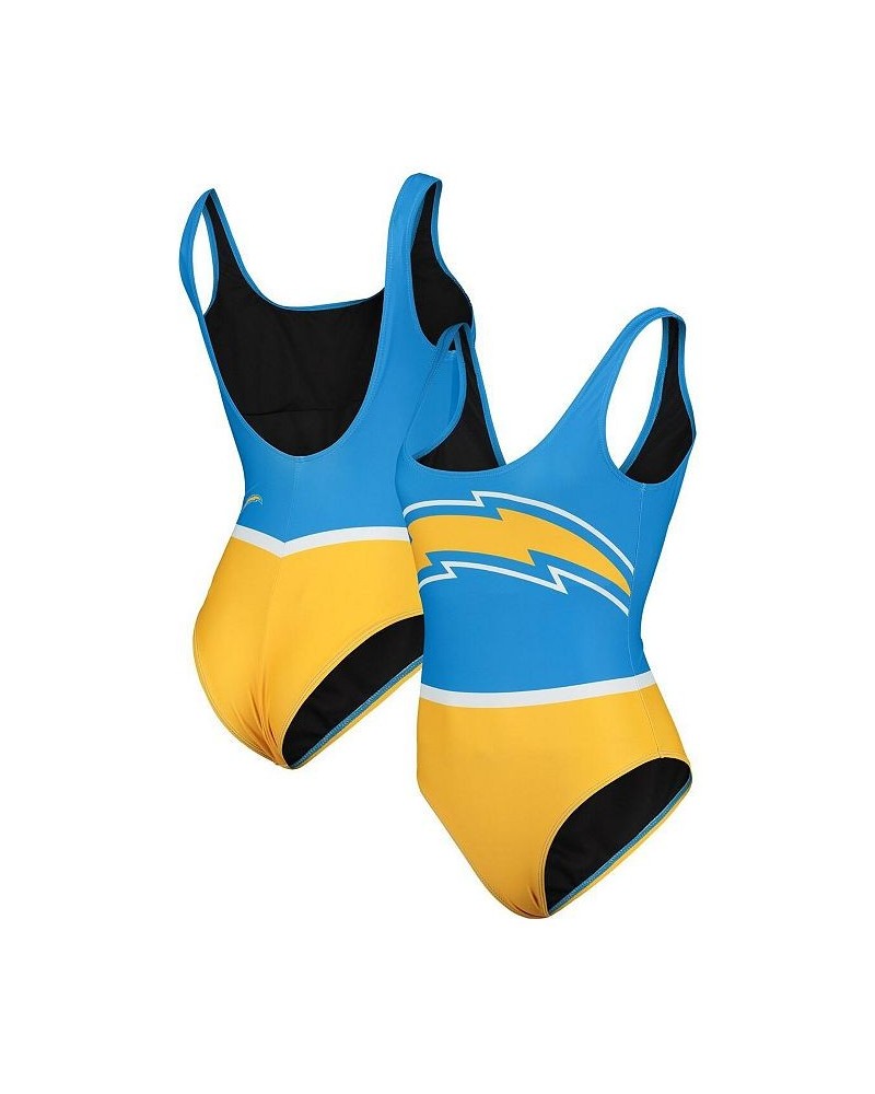 Women's Powder Blue Los Angeles Chargers Team One-Piece Swimsuit Powder Blue $29.67 Swimsuits