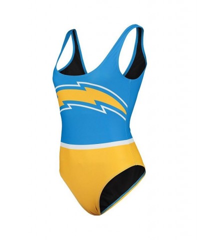 Women's Powder Blue Los Angeles Chargers Team One-Piece Swimsuit Powder Blue $29.67 Swimsuits