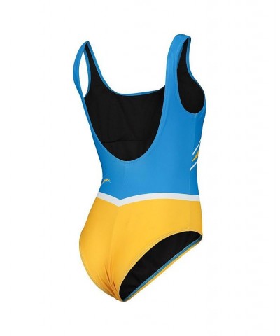 Women's Powder Blue Los Angeles Chargers Team One-Piece Swimsuit Powder Blue $29.67 Swimsuits