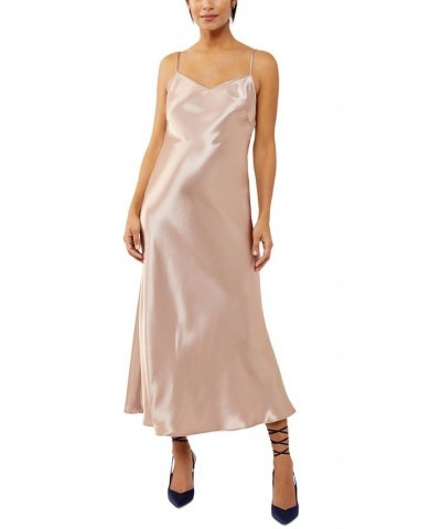 A-Line Slip Maternity Dress Caffe Latte $92.12 Dresses