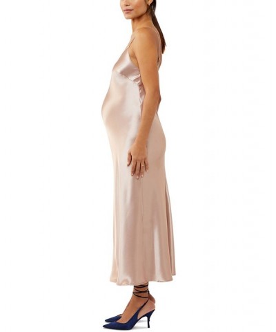 A-Line Slip Maternity Dress Caffe Latte $92.12 Dresses