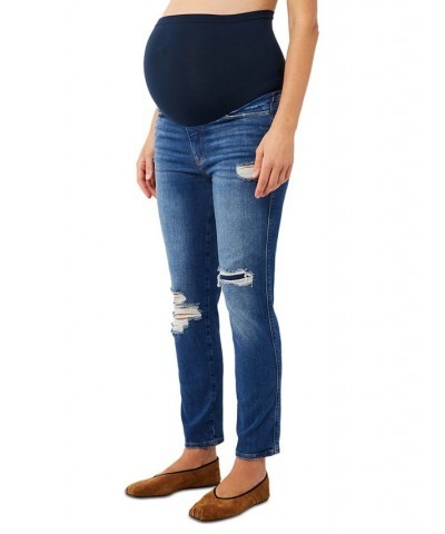 Le Jeanne Secret Fit Belly Ripped Maternity Jeans Swoon $91.76 Jeans