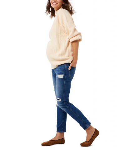 Le Jeanne Secret Fit Belly Ripped Maternity Jeans Swoon $91.76 Jeans