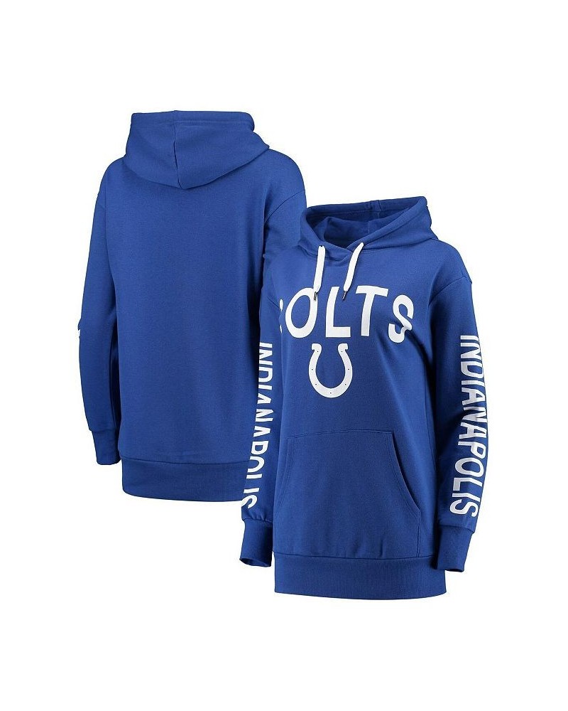 Women's Royal Indianapolis Colts Extra Point Pullover Hoodie Royal $32.90 Sweatshirts