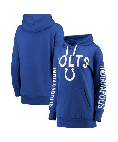 Women's Royal Indianapolis Colts Extra Point Pullover Hoodie Royal $32.90 Sweatshirts