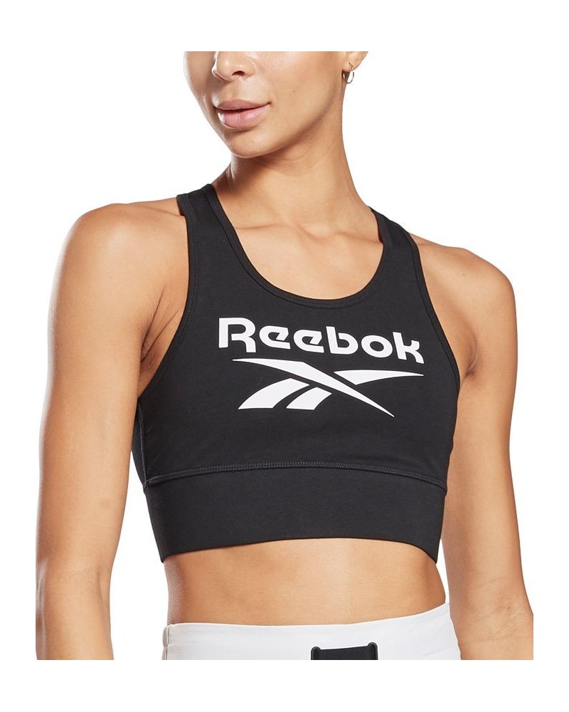 Women's Low Impact Sports Bra Black $16.39 Bras