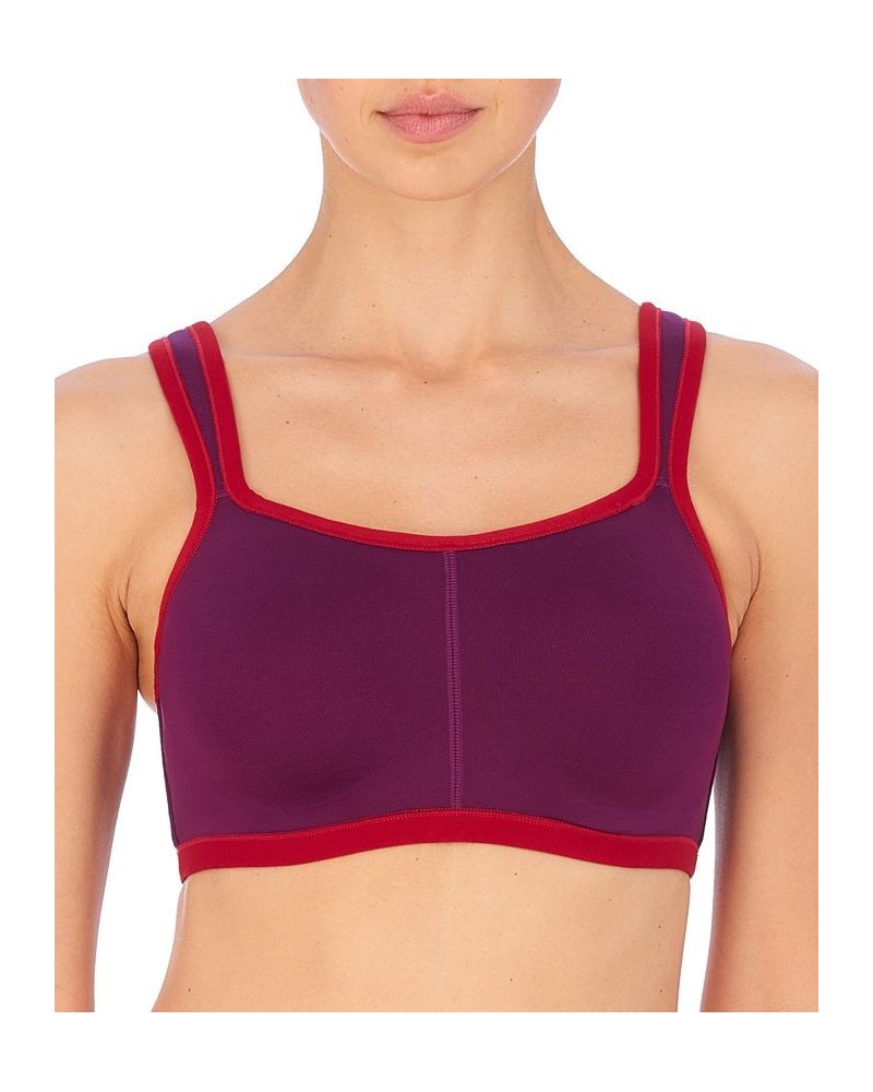 High-Impact Yogi Contour Convertible Full Coverage Sports Bra 731050 Jewel Violet/strawberry $30.86 Bras