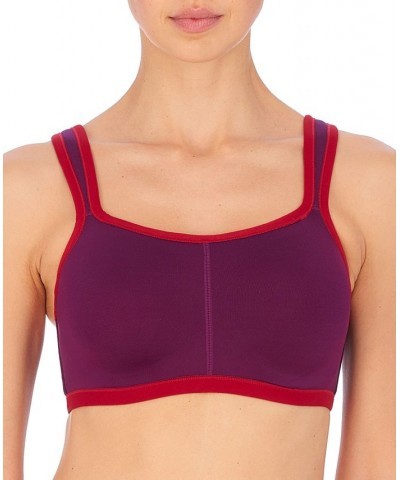 High-Impact Yogi Contour Convertible Full Coverage Sports Bra 731050 Jewel Violet/strawberry $30.86 Bras