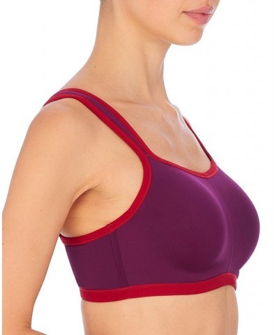 High-Impact Yogi Contour Convertible Full Coverage Sports Bra 731050 Jewel Violet/strawberry $30.86 Bras