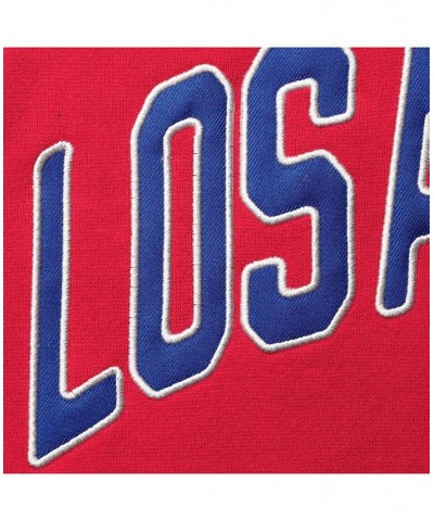 Women's Red-Royal Los Angeles Dodgers Baseline Raglan Historic Logo Pullover Sweatshirt Red-Royal $36.55 Sweatshirts