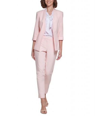 Petite 3/4-Sleeve Open-Front Blazer Pink $58.11 Jackets