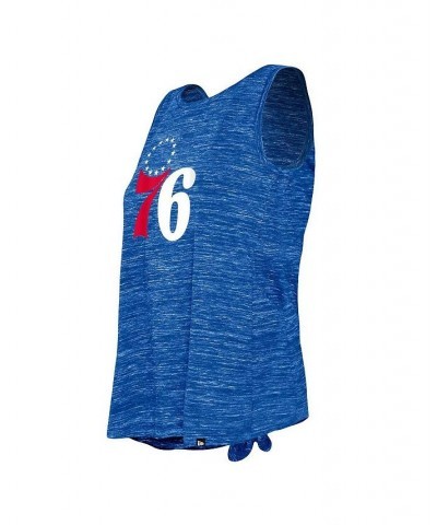 Women's Royal Philadelphia 76ers Space Dye Active Tank Top Royal $18.06 Tops